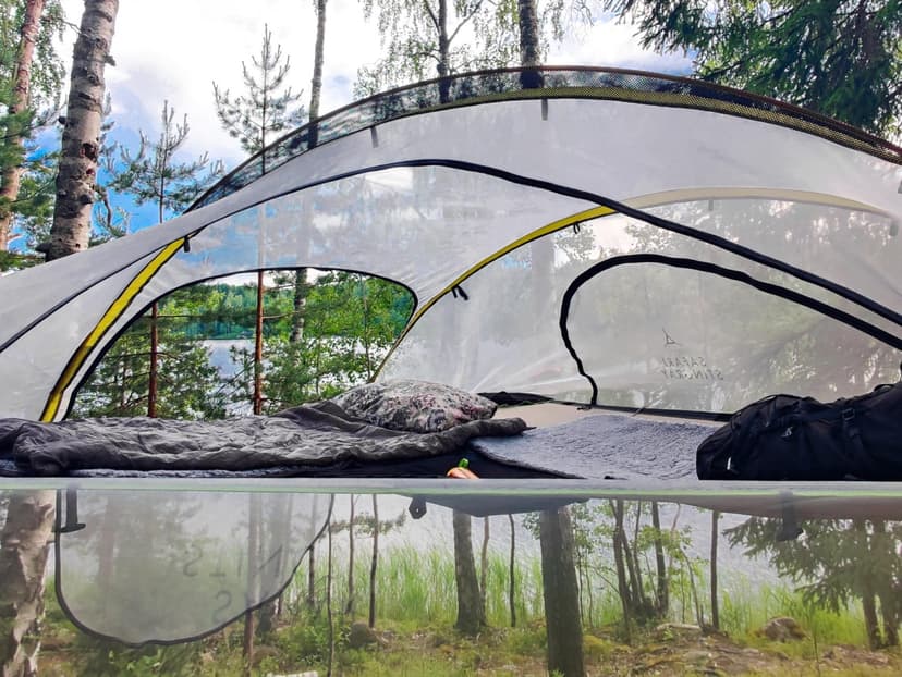 Skytent-yö Nuuksiossa kolmelle | Espoo