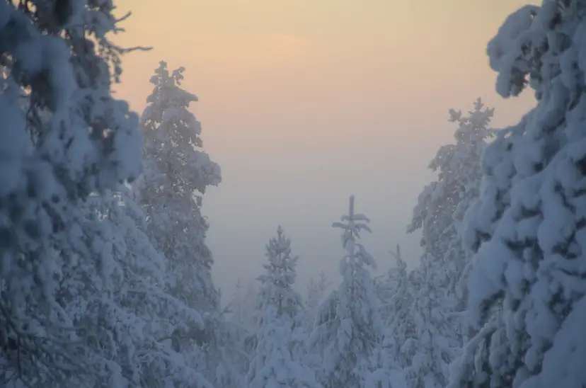 Lumikenkäretki Luoston ametistikaivokselle kahdelle | Rovaniemi