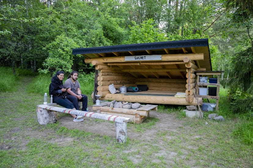 Yöpyminen puiden keskellä kahdelle | Korppoo