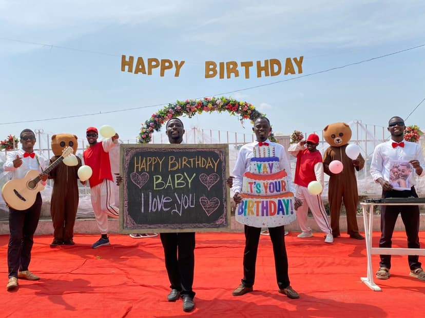 Kustomoitu videotervehdys Afrikasta - Band Team | Online