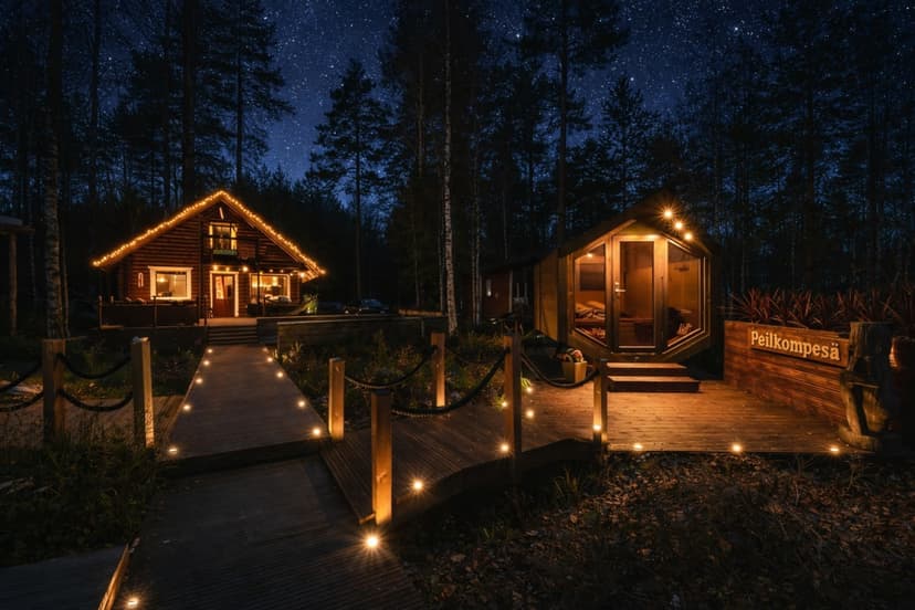 Minivilla Peikonpesä viikonloppumajoitus kesällä (1-6hlö) | Hämeenlinna